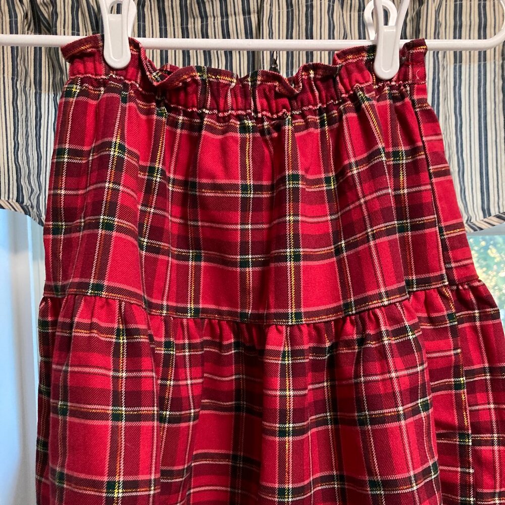 Skirt, Holiday Plaid, H&H, Size 8/10